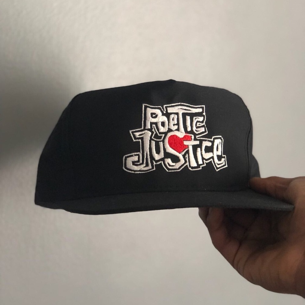Vintage Poetic justice movie promo hat